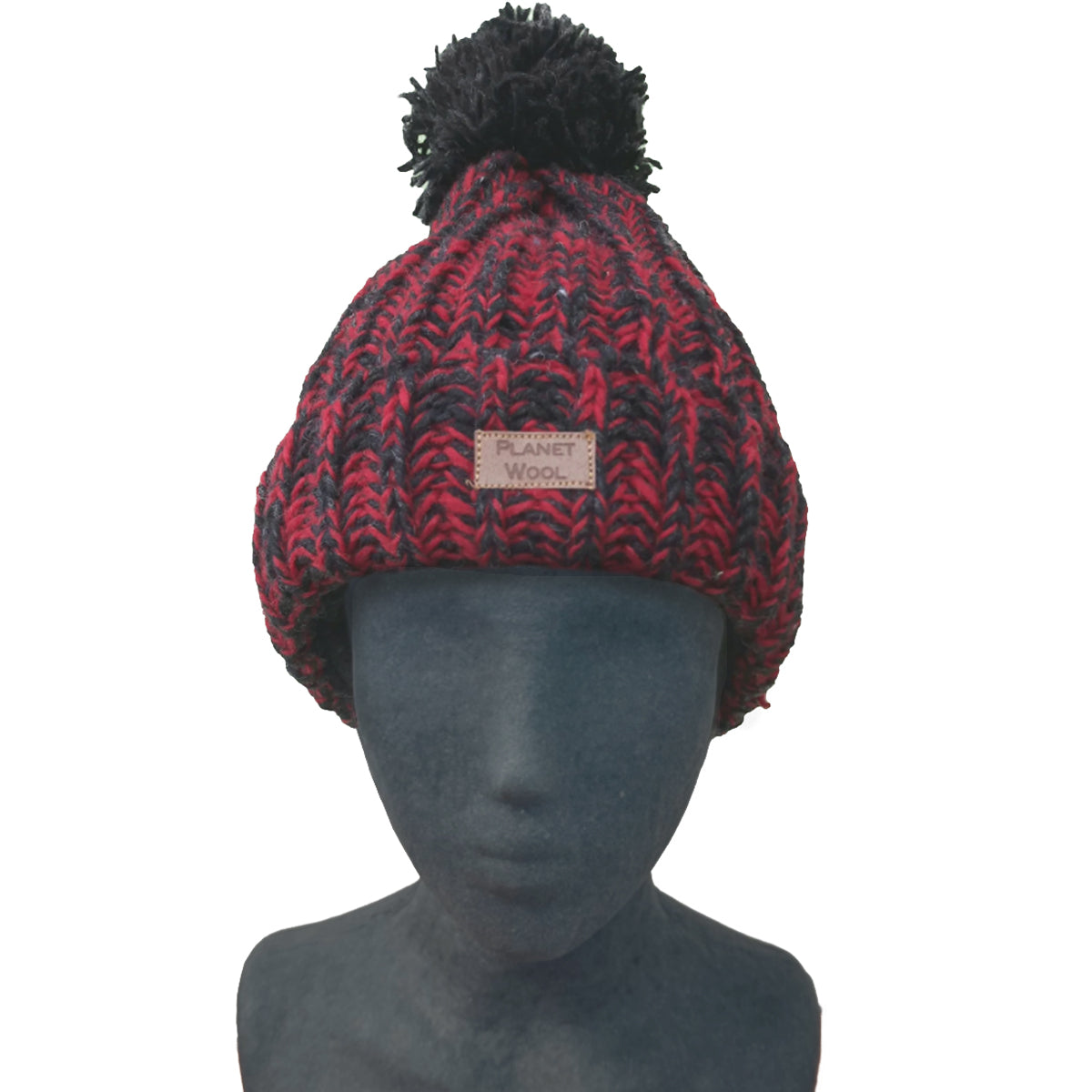 Planet Wool - Pompon hat | wollen muts