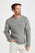 Aran Woollen Mills - R193 | wollen herentrui Grey