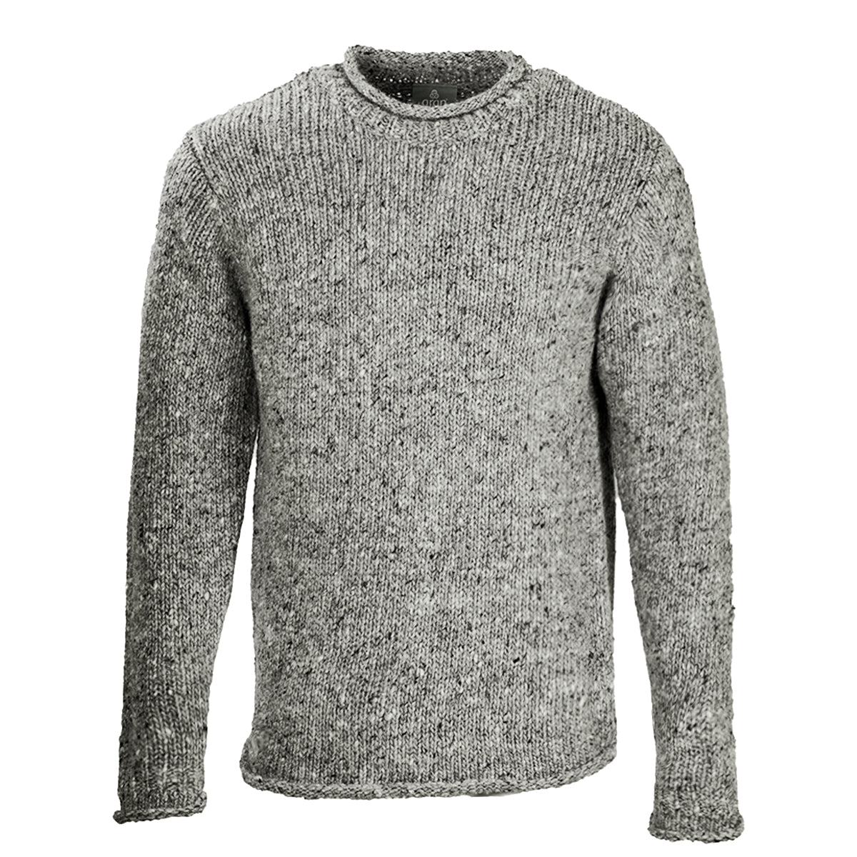 Aran Woollen Mills - R193 | wollen herentrui Grey