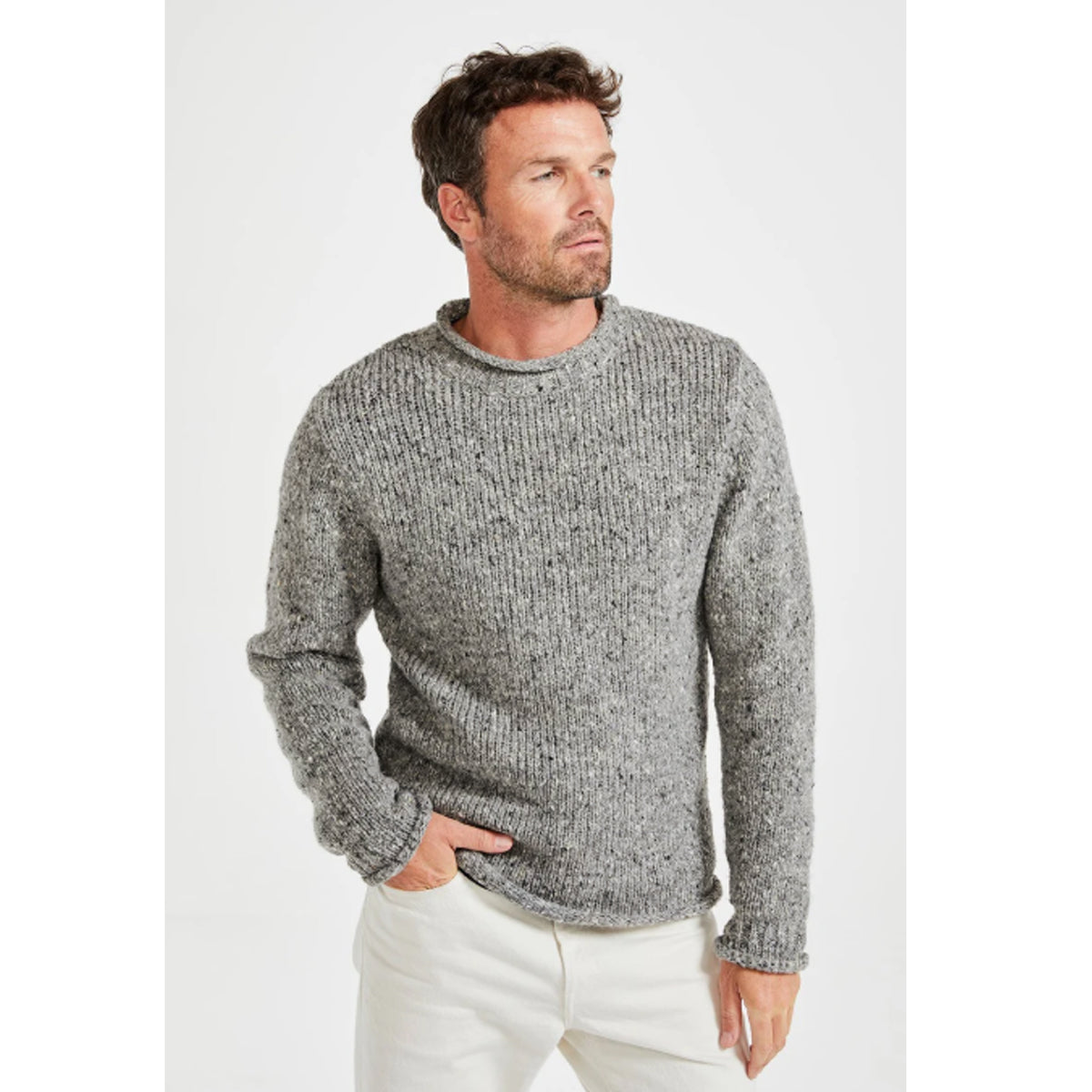 Aran Woollen Mills - R193 | wollen herentrui
