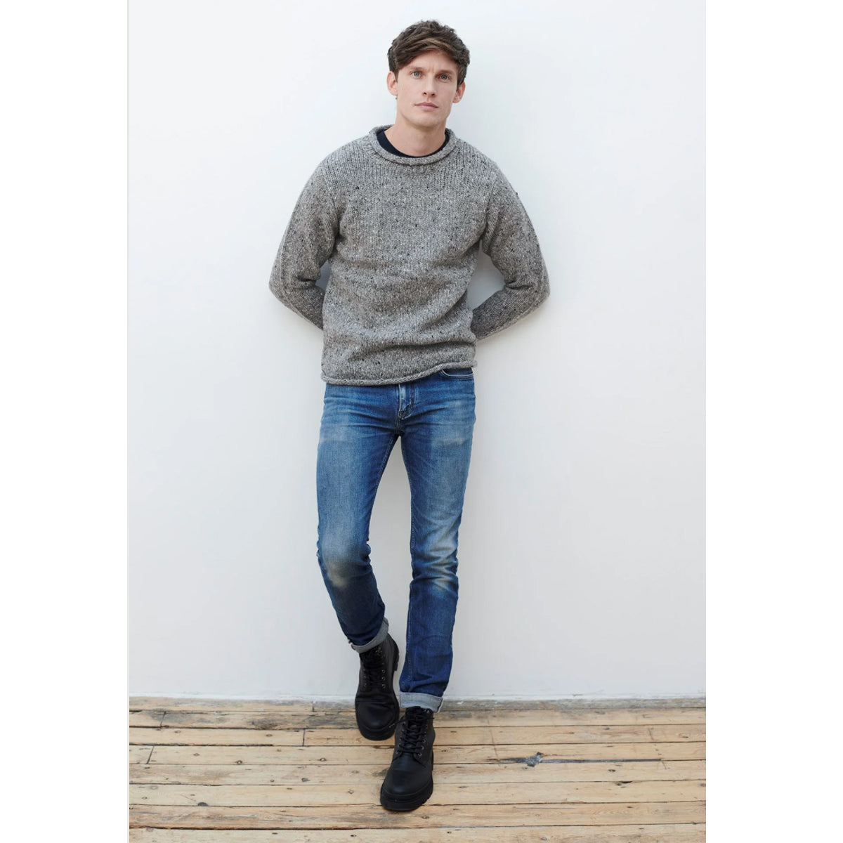 Aran Woollen Mills - R193 | wollen herentrui