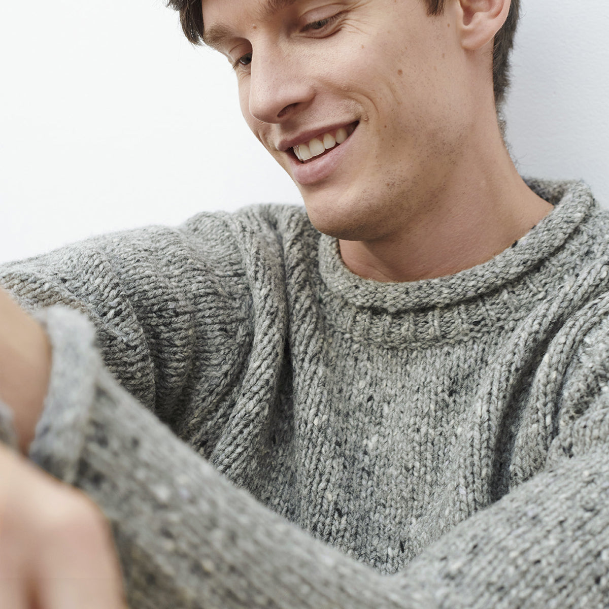 Aran Woollen Mills - R193 | wollen herentrui