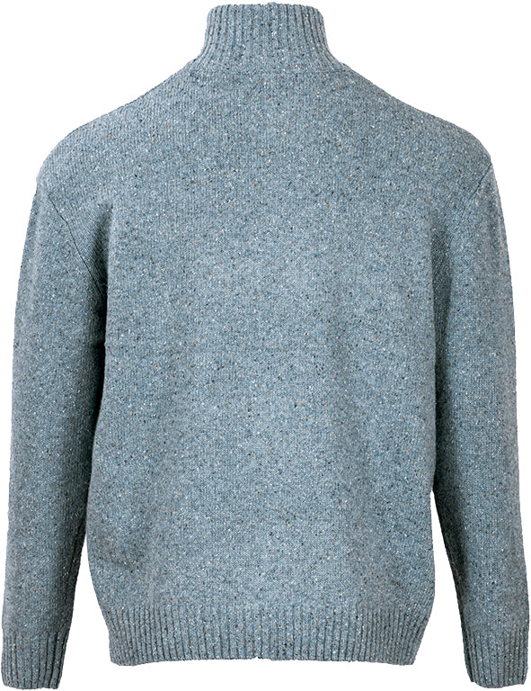 Aran Woollen Mills - R693 Troyer Zip | herentrui van lamswol