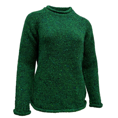 Aran Woollen Mills - R858 | wollen damestrui Green