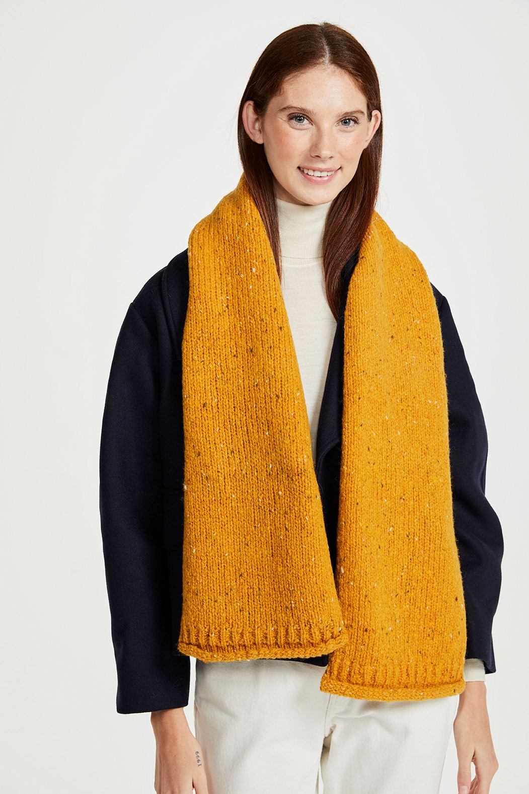 Aran Woollen Mills - R878 | sjaal van 100% wol Starfish