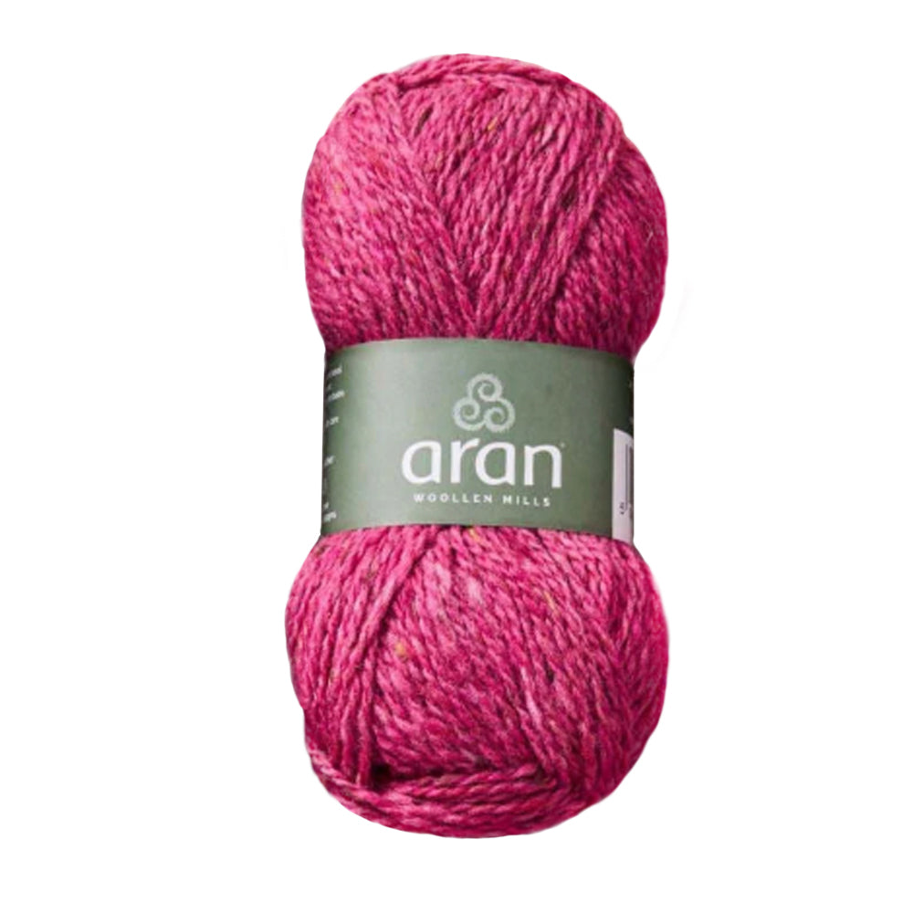 Aran Woollen Mills - R909 Donegal Tweed Yarn | Ierse breiwol Pink Heather