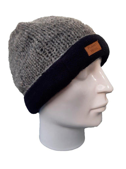 Planet wool - hat short band | woolen hat with turn-up