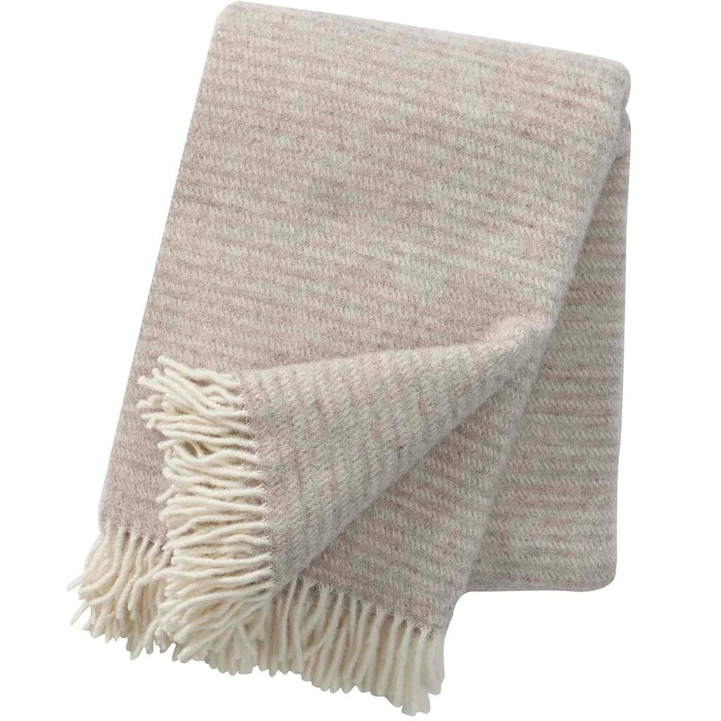 Klippan - Ralph | plaid van eco-wol Beige