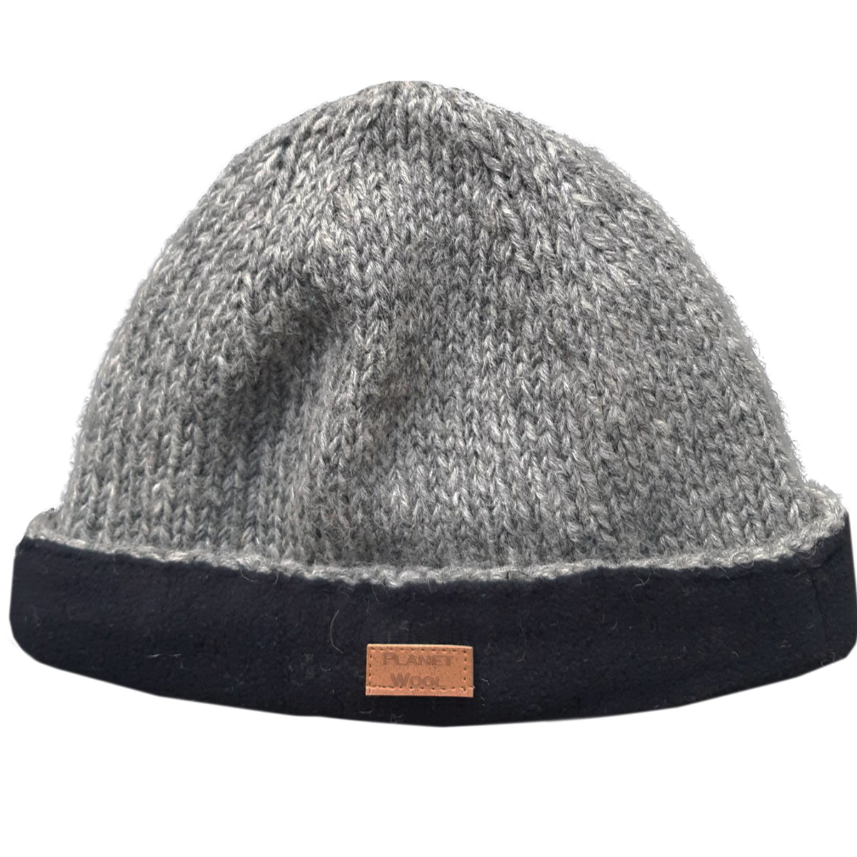 Planet wool - Round hat extra | wollen muts met omslag
