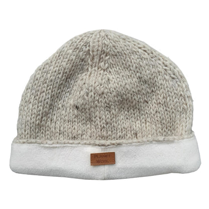 Planet wool - Round hat extra | wollen muts met omslag