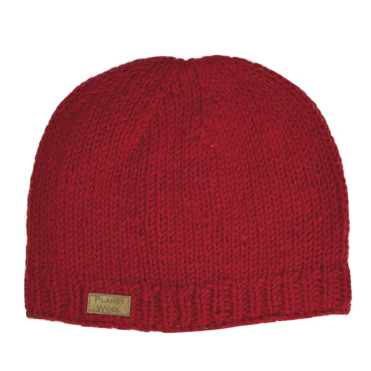 Planet wool - Round hat | wollen muts Red