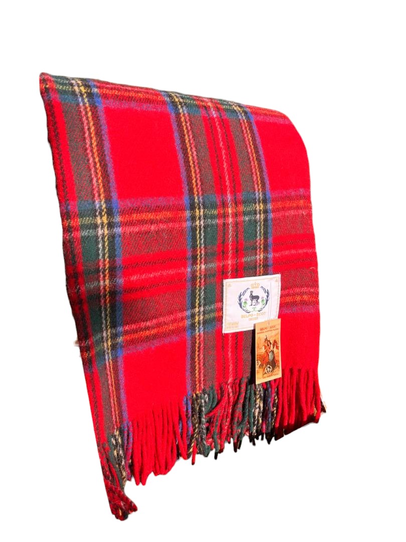 Belpo - Tartan blanket | wollen plaid Royal steward