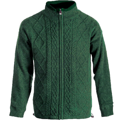 Aran Woollen Mills - S361 | Herren-Cardigan aus Wolle