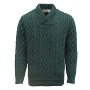 West End - SH5065 | wollen herentrui met sjaalkraag Peacock