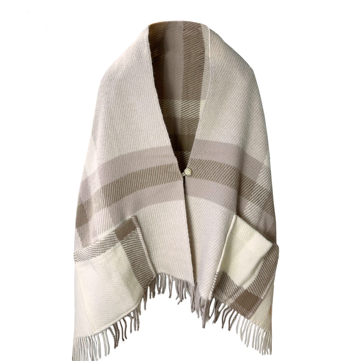 Belpo - Scarf pockets | grote wollen sjaal met zakken