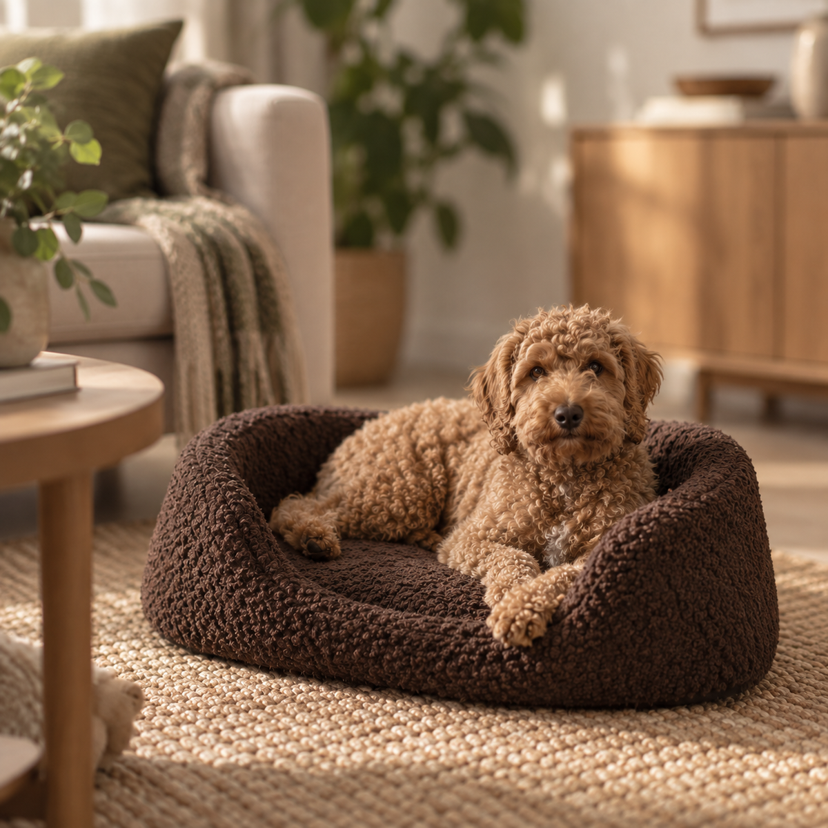 We are Wovens - Pet Bed high | wollen hondenmand