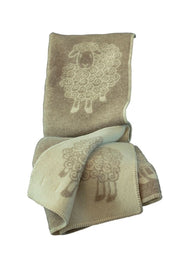 Belpo - Plaid sheep | wollen plaid Beige