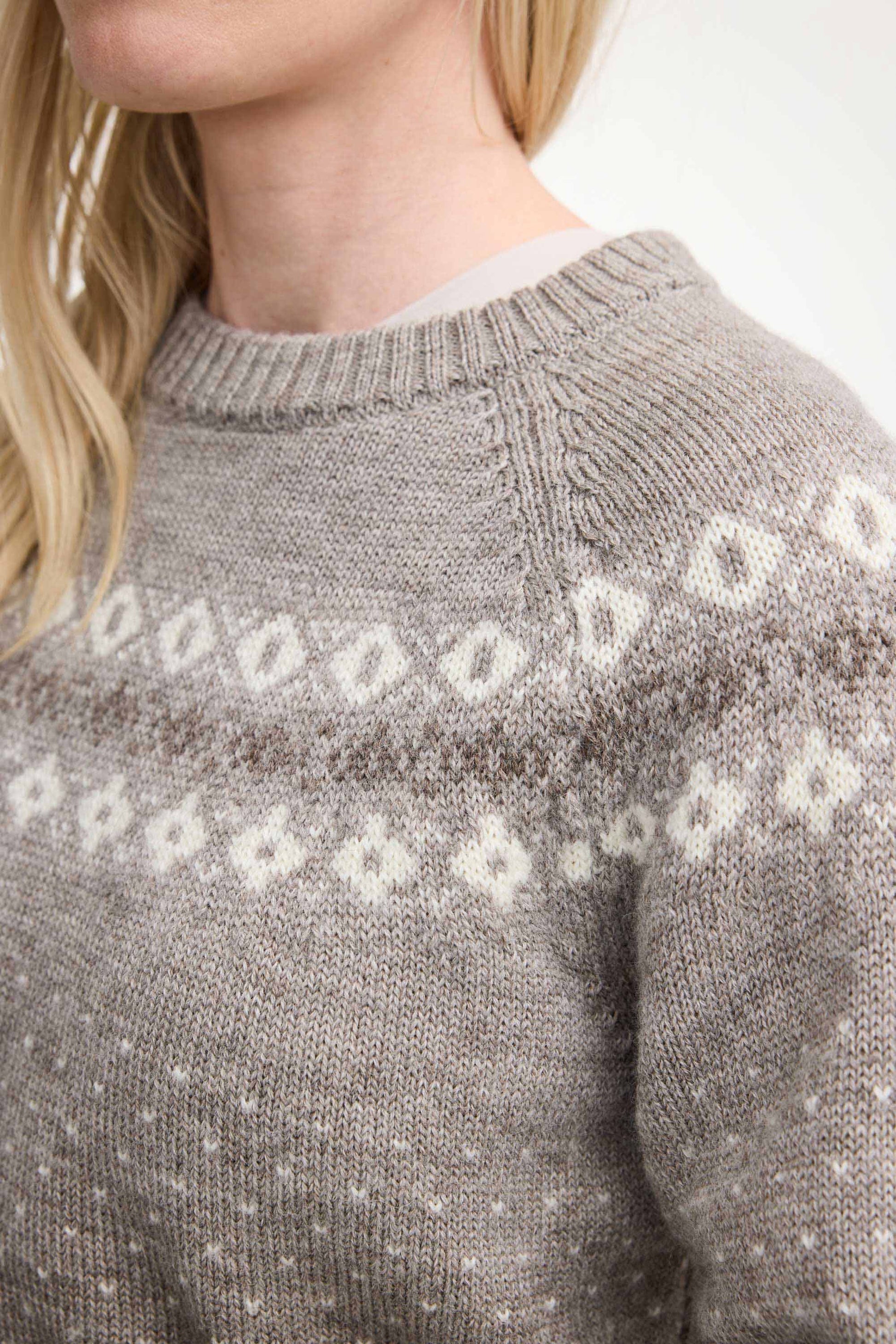 Ivanhoe Knitted in Sweden - Sire crewneck | Noorse wollen trui