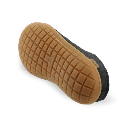 Glerups | Slipper mit Gummisohle - Charcoal