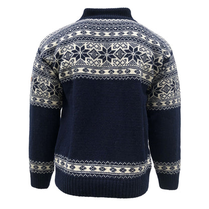 Bråtens - Snowflake FZ | Noors wollen vest met windstopper voering