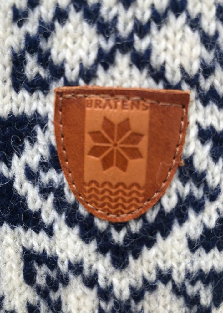 Bråtens - Snowflake FZ | Noors wollen vest met windstopper voering