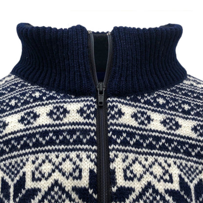 Bråtens - Snowflake FZ | Noors wollen vest met windstopper voering