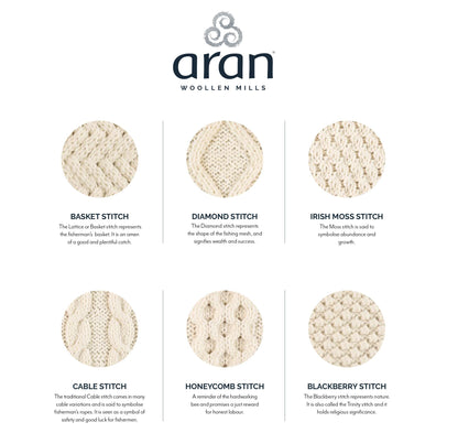 Aran Woollen Mills - B103 Tara | lang wollen vest met sjaalkraag