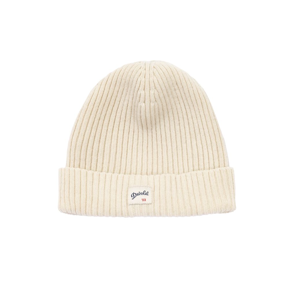 Devold - Archive Beanie | muts van merinowol Off white
