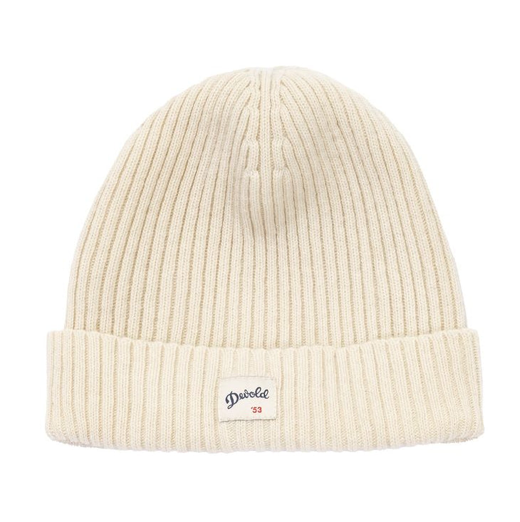 Devold - Archive Beanie | muts van merinowol Off white