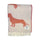 Belpo - Plaid teckel | wollen plaid met teckelprint