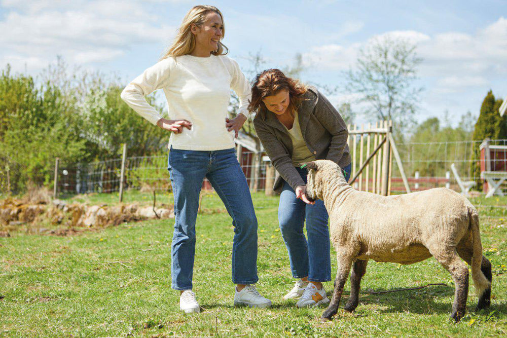 Ivanhoe Knitted in Sweden - NLS Tunabo | wollen damestrui