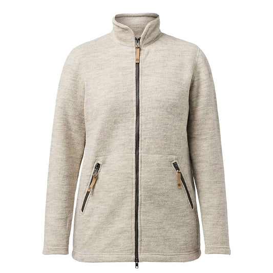 Ivanhoe Knitted in Sweden - NLS Twig Long FZ | women's full-zip cardigan
