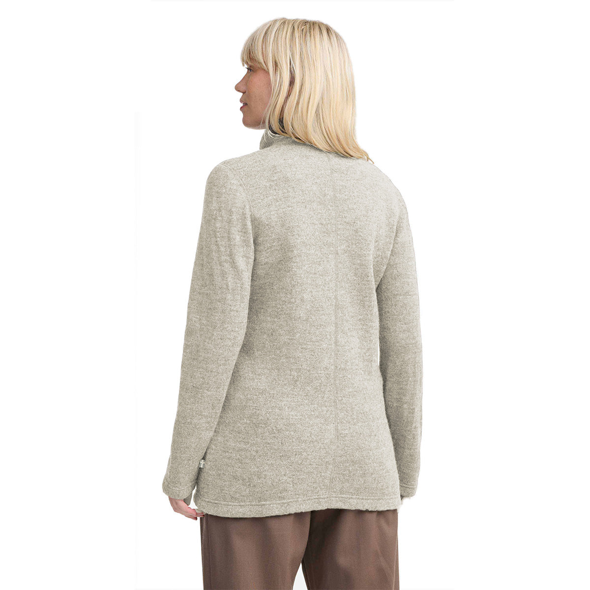 Ivanhoe Knitted in Sweden - NLS Twig Long FZ | women's full-zip cardigan