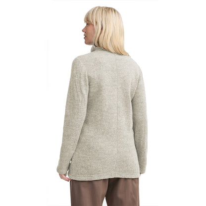 Ivanhoe Knitted in Sweden - NLS Twig Long FZ | women's full-zip cardigan