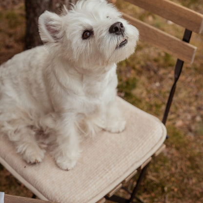 Flokati - Wave Chair Cushion | Merino wool chair cushion