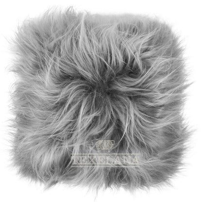 Texelana - decorative sheepskin cushion | long-haired, single sided