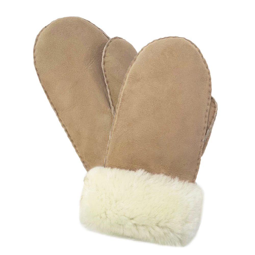 Texelana - vachtwant | zachte wanten van schapenvacht Beige
