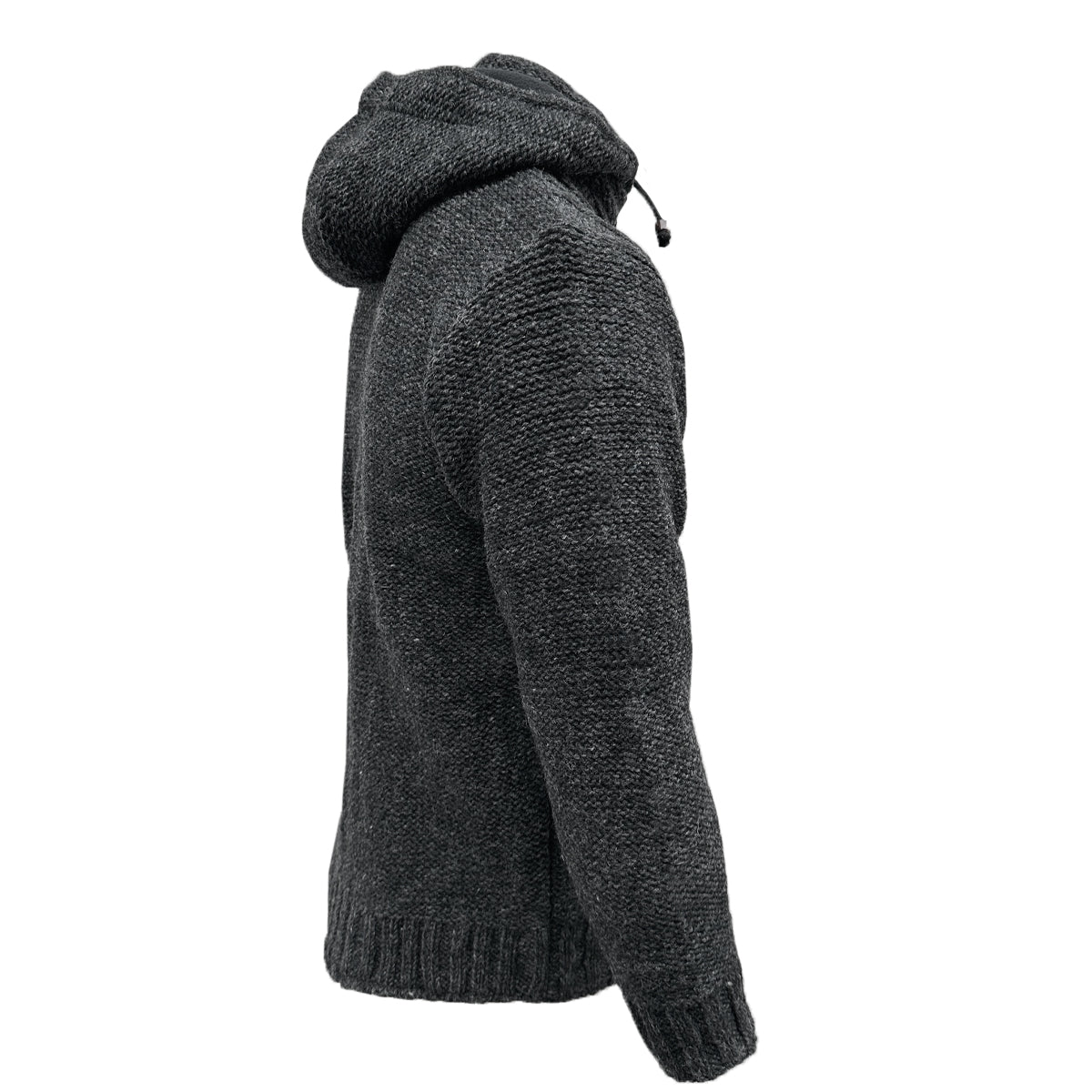 Planet Wool – Cable Knit | Wollcardigan mit Fleecefutter