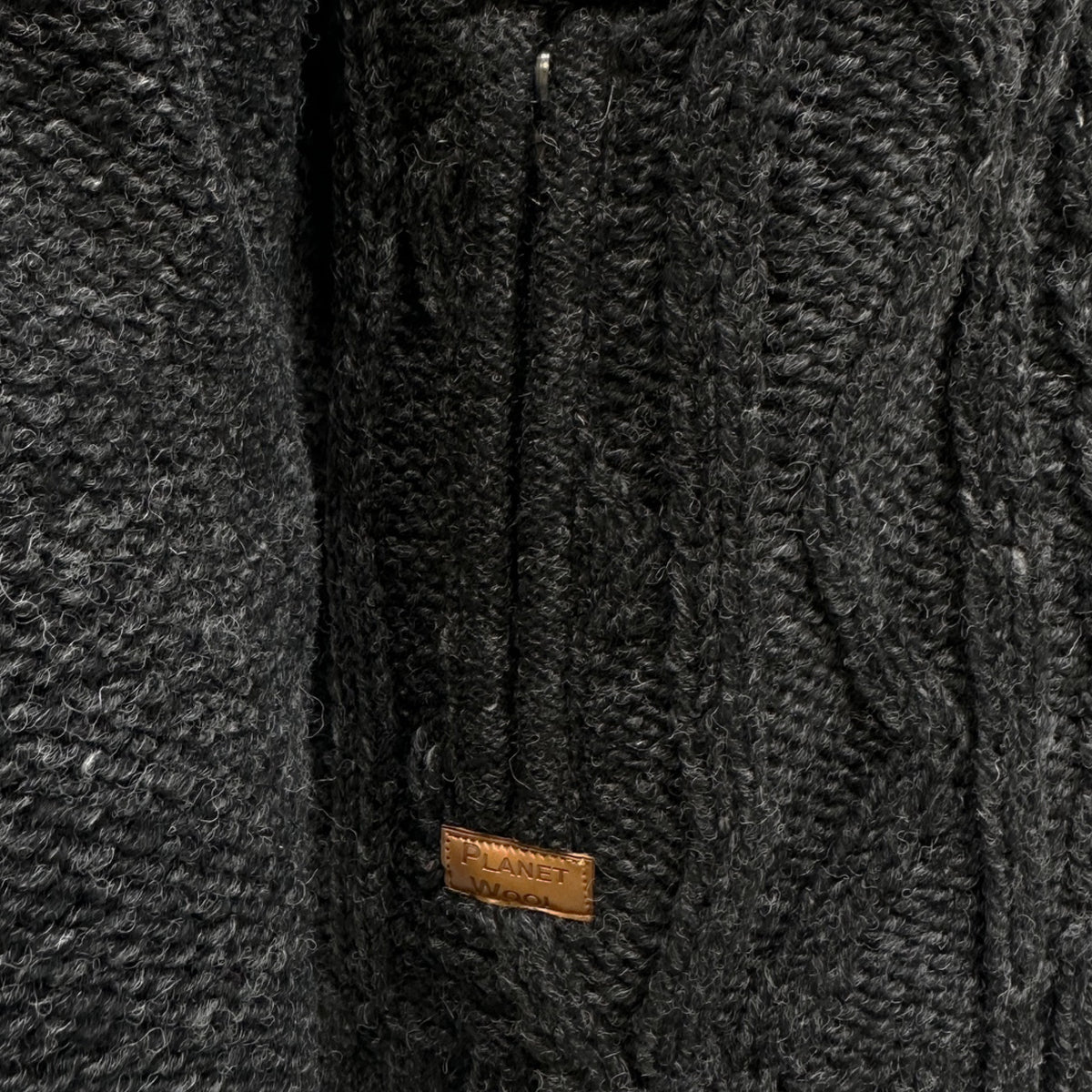Planet Wool – Cable Knit | Wollcardigan mit Fleecefutter