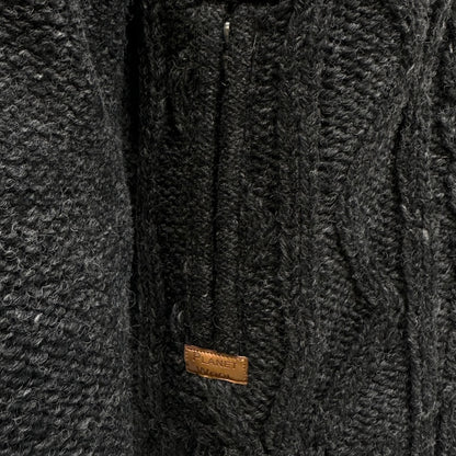Planet Wool – Cable Knit | Wollcardigan mit Fleecefutter