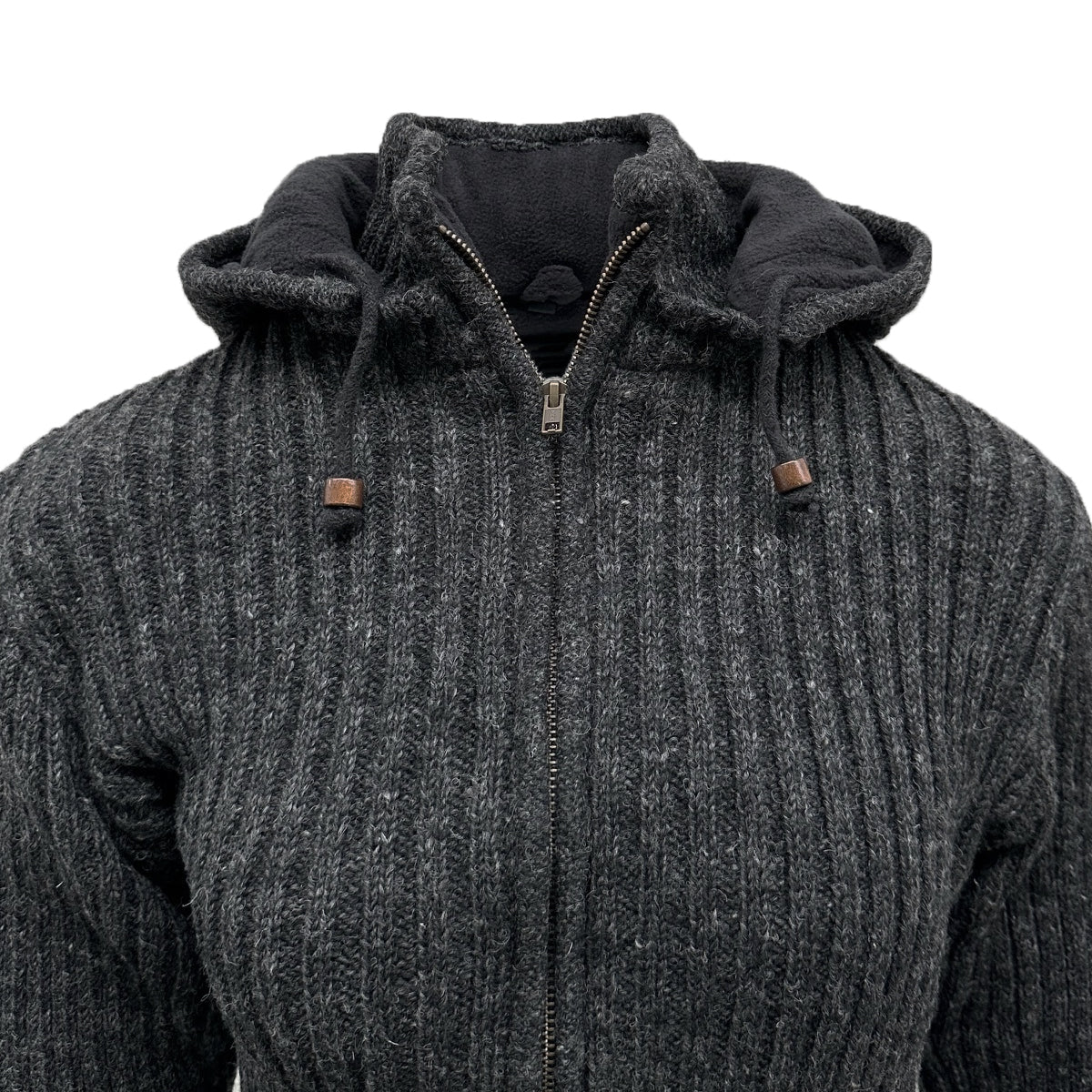 Planet Wool - Long Jacket Rib | langer Woll-Cardigan für Damen