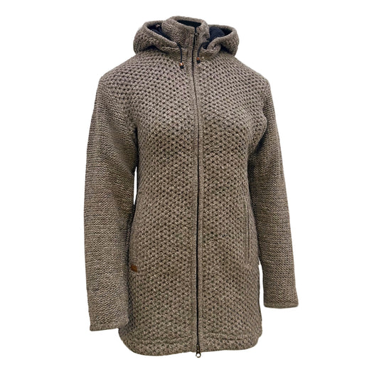 Planet Wool - Long Jacket Tock | Woll-Damenweste mit Fleecefutter