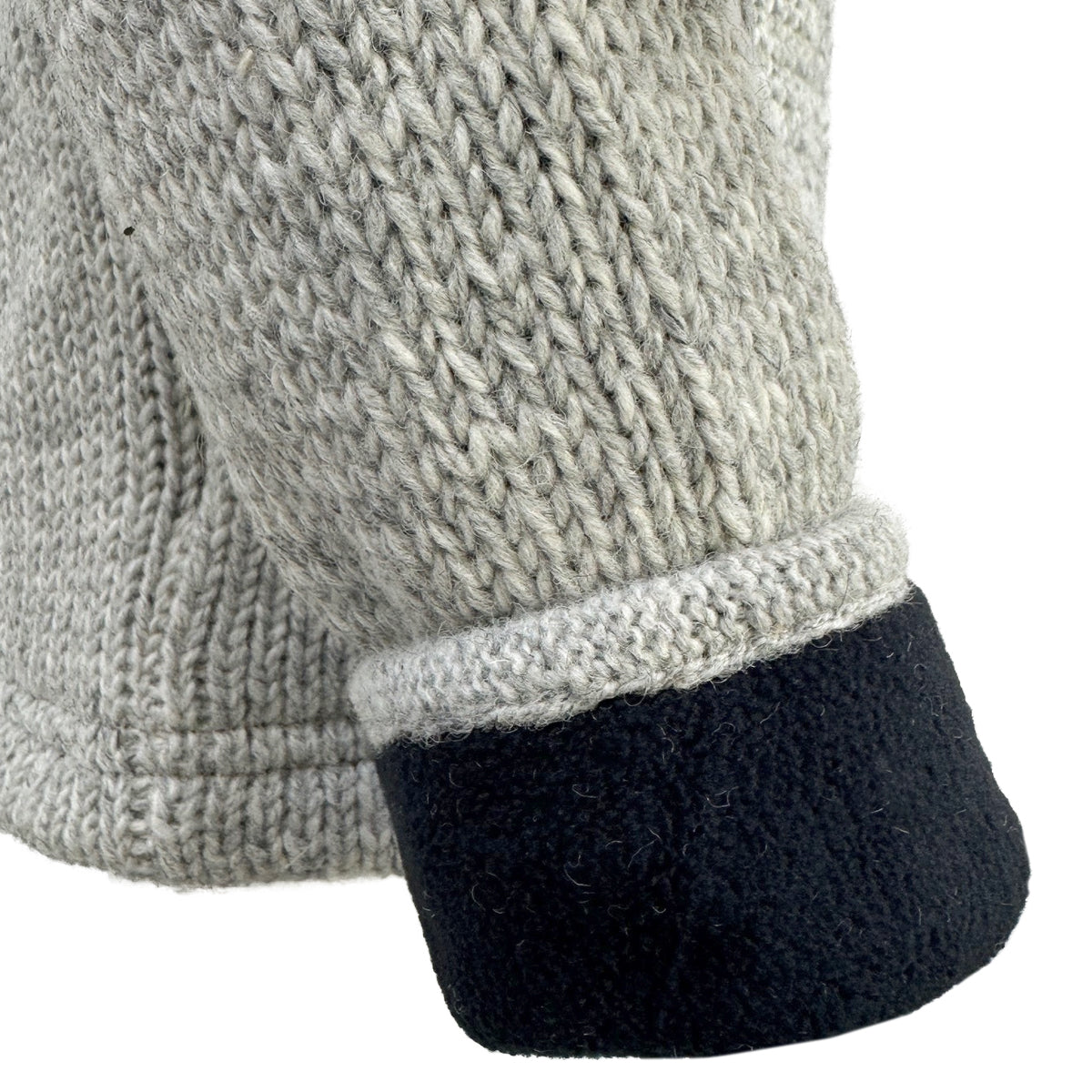 Planet Wool - Cross design | wollen vest met fleecevoering