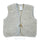 We are Wovens - Kids vest button | wollen kinder bodywarmer Earl grey