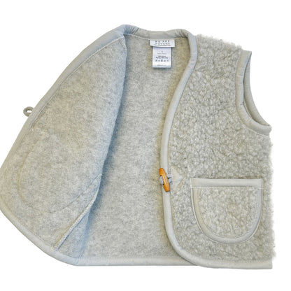 We are Wovens - Kids vest button | wollen kinder bodywarmer