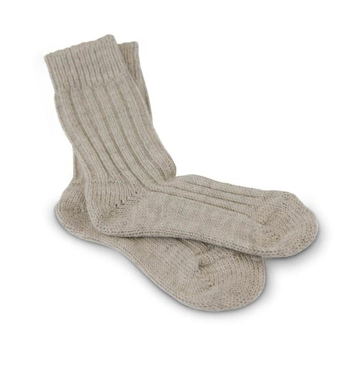 Kerry Woollen Mills - Organic wool socks | wollen sokken Beige