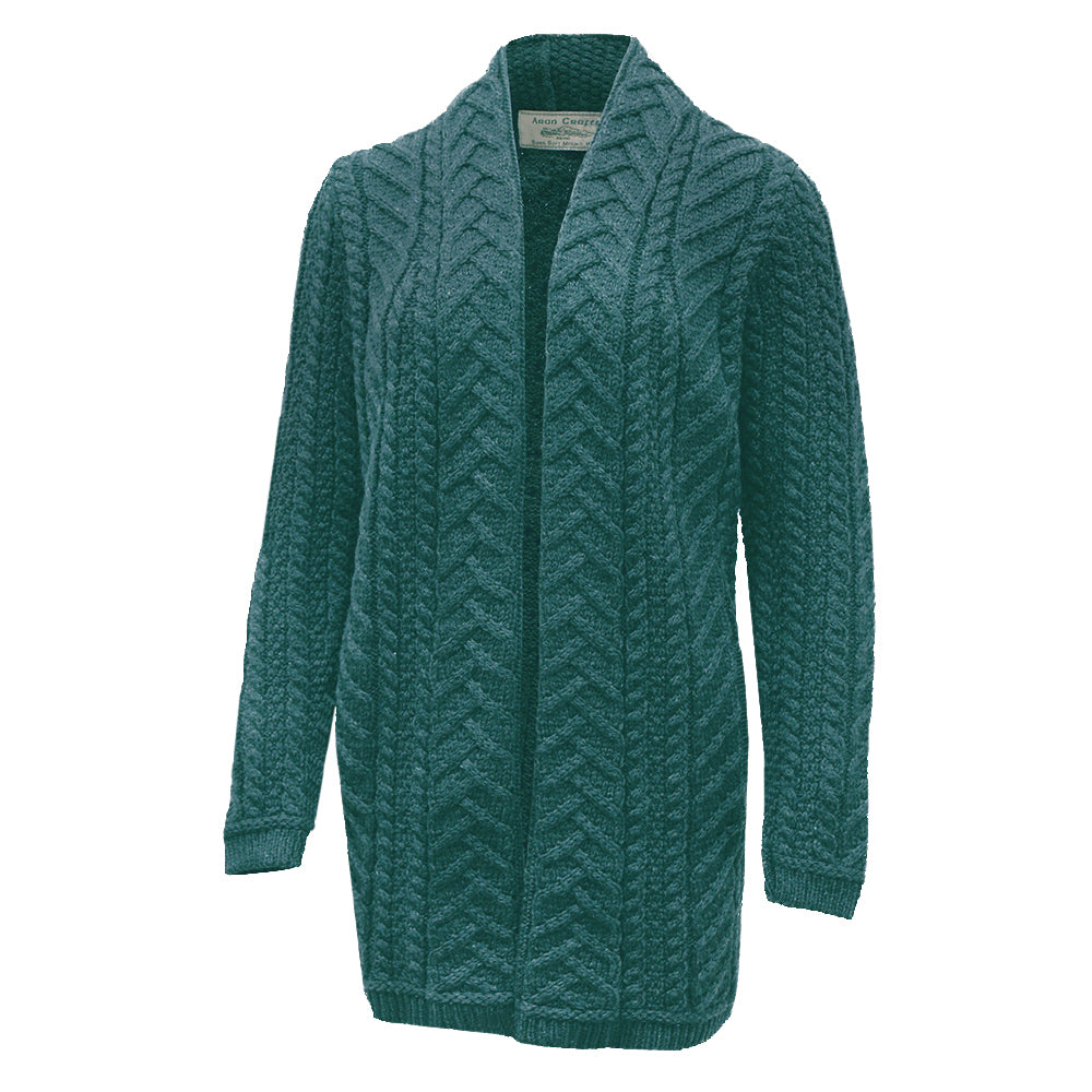 West End - X4693 | damesvest van merinowol Teal