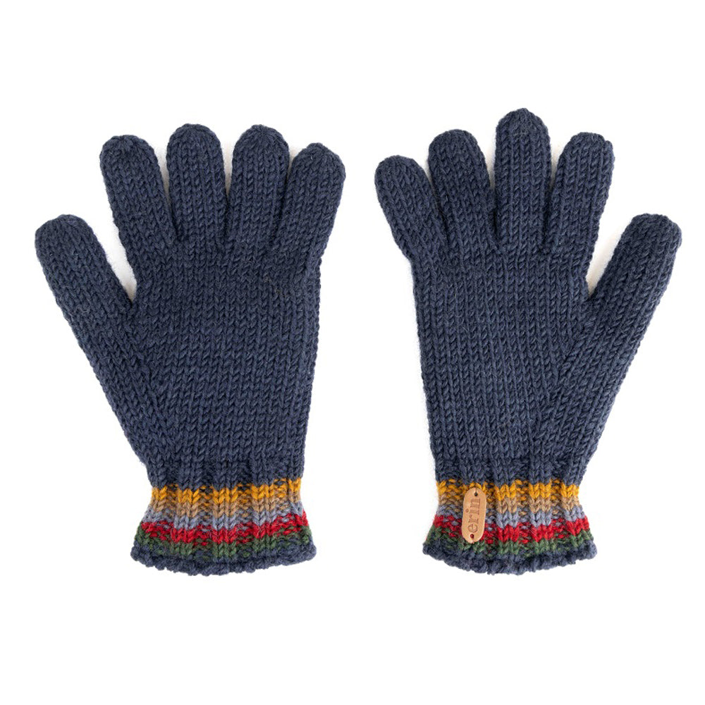 Erin Knitwear - Wool fingergloves | handschoenen van wol Navy