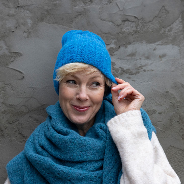 De Reuver - Patty | wollen muts Horizon blue