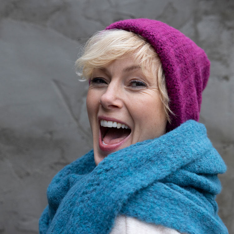 De Reuver - Patty | wollen muts Cactus flower